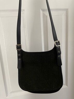 Vintage Coach Suede Satchel Bag